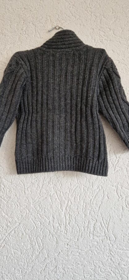 080 - H&M vest gebreid kabelpatroon (0125hat) - Afbeelding 5