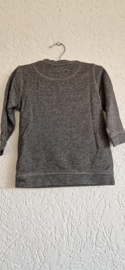086 - H&M sweater grijs print (0125hat) - Afbeelding 4