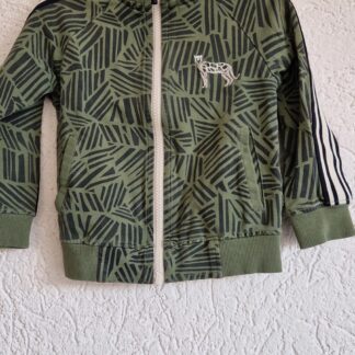 092 - Tumble 'n Dry vest groen rits (0125hat)