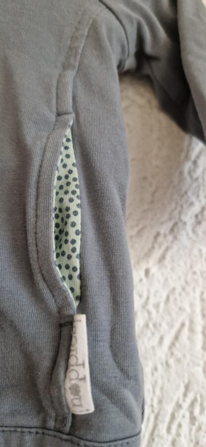 056 - Noppies muisgrijs vestjasje (0125hat) - Afbeelding 3