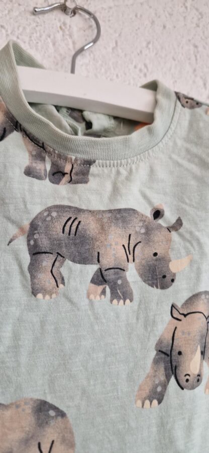 086 - Hema shirt neushoorn (0125hat) - Afbeelding 4