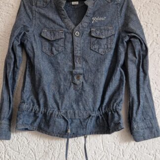 086 - Retour blouse denim (0125hat)