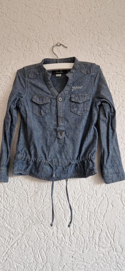 086 - Retour blouse denim (0125hat)