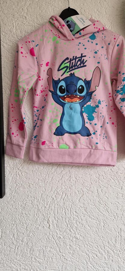 134 146 - Disney Lilo & Stitch hoodie print nieuw (0125ger)