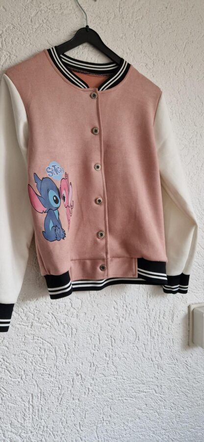 128 134 - Lilo & Stitch bomber vest/jack nieuw (0125ger) - Afbeelding 3