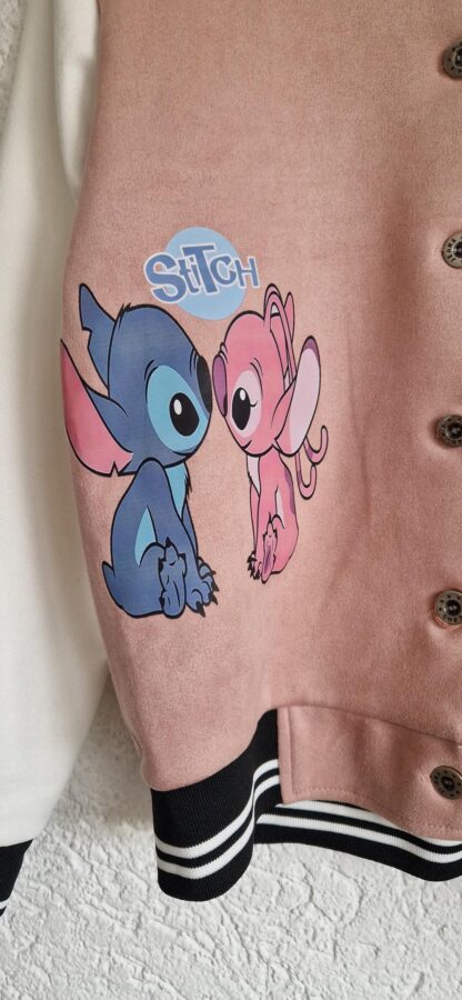 128 134 - Lilo & Stitch bomber vest/jack nieuw (0125ger) - Afbeelding 4