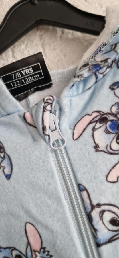 122 128 - Lilo & Stitch onesie blauw (0125ger) - Afbeelding 4