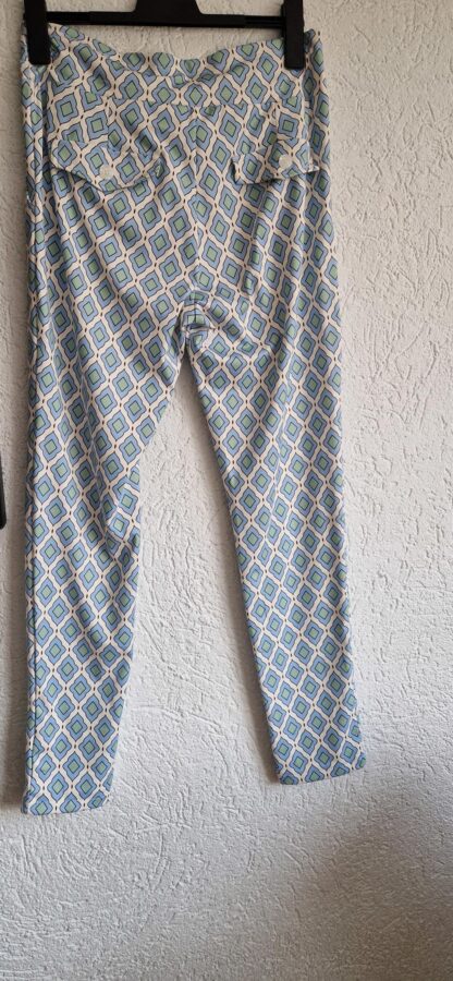 L - Pescara broek travelstof figuurtjes (0125ger) - Afbeelding 5