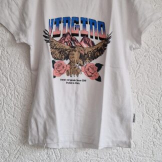 128 - Vingino shirt print als nieuw (0125ger)