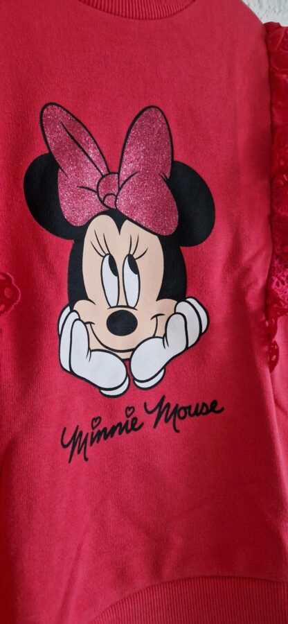 134 - C&A Disney sweater fuchsia Minnie (0125ger) - Afbeelding 4