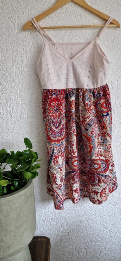 L - Shein jurk paisley motief (0125kel2)