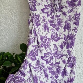 L - Shein rimpeljurkje paars wit (0125kel2)