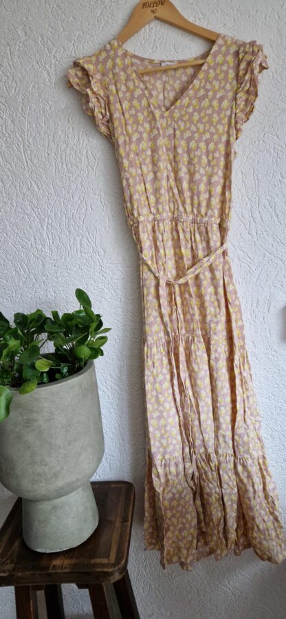 40 - Lascana jurk pastels roze wit geel (0125kel2)