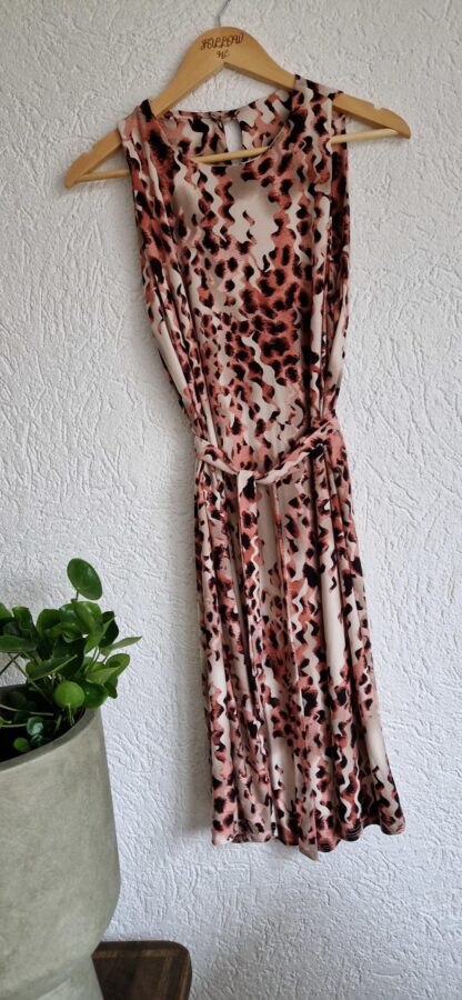 M - Selfmade jurk met ceintuur (0125kel2) - Afbeelding 3