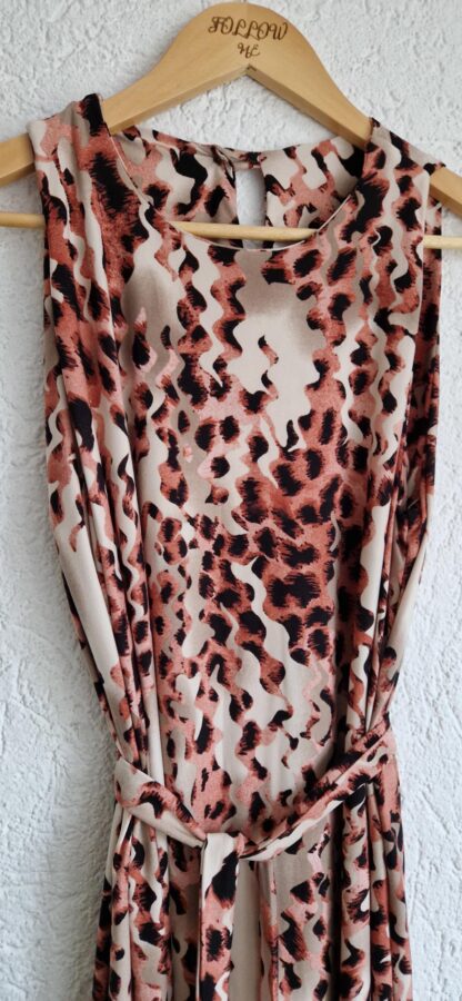 M - Selfmade jurk met ceintuur (0125kel2) - Afbeelding 4