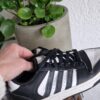 35 ipv 36 - Adidas zwart wit sneakers (0125anm) - Afbeelding 2