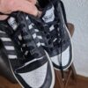 35 ipv 36 - Adidas zwart wit sneakers (0125anm)