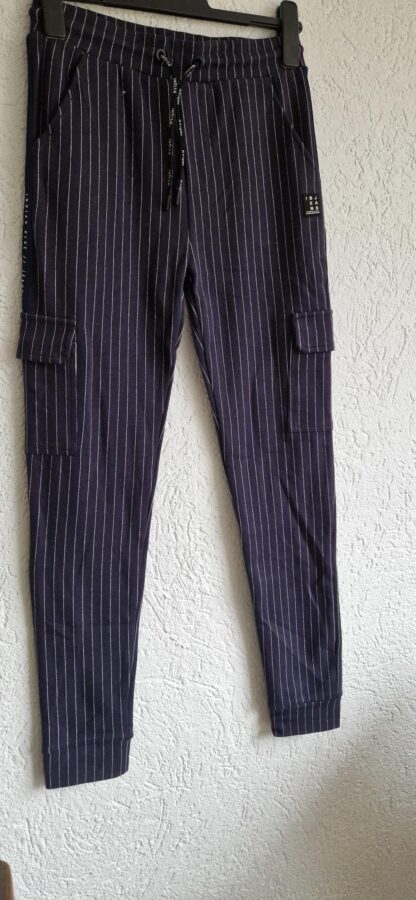 176 - Indian Blue jeans sweatbroek streep (0125anm)