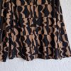 L - Shein blouse zwart camel (0125kel1)