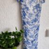 42 - Boohoo jurk blauw wit (0125kel1)