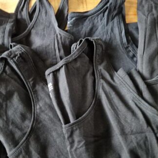 M/L - Hema ea pakket zwarte lange tops (0125kel1)