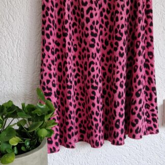 L - Shein rok dierenprint roze (0125kel1)