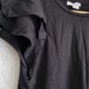 M - Amisu zwart shirt ruche mouw (0125kel1) - Afbeelding 4