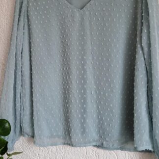 40 - Pageone blouse mintgroen (0125kel2)