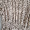 L - Shein jurk beige wit (0125kel2) - Afbeelding 4