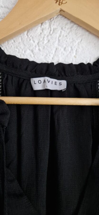 L - Loavies jurk zwart (0125kel3) - Afbeelding 5