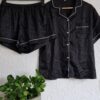 XL - Shortama zwart wit glad (0125kel3)