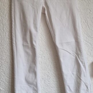 38 - Zara jeans wit split (0225ros1)