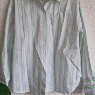 L - Melting Stockholm blouse streepjes (0225ros1)