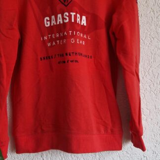 M/L ipv XL - Gaastra hoodie rood classic serie (0225ros1)