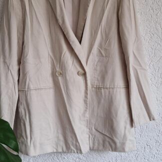 S - H&M blazer colbert beige (0225ros1)