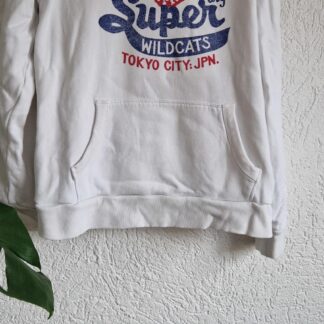 L (44) - Superdry hoodie wit print (0225ros3)