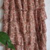S/M - Royal Belle lange rok bloementjes (0225ros3) - Afbeelding 3
