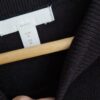 M - H&M jurk zwart gebreid (0225ros3) - Afbeelding 4