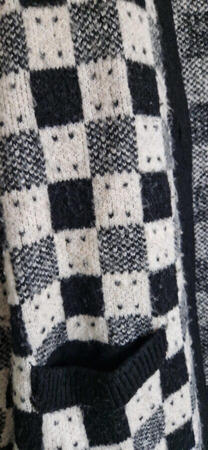 M/L - Only vest zwart wit ruit (0225ros3) - Afbeelding 5
