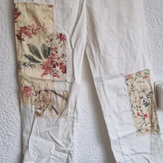 38 - Mango regular jeans patchwork (0225ros3)