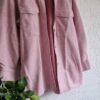 M - H&M shacket fleece roze (0225ros2) - Afbeelding 3