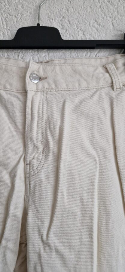 38 - H&M broek roomwit zakken (0225ros2) - Afbeelding 5