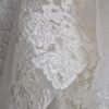 42 - Bianco Evento bruids bolero kant (0225ros2) - Afbeelding 3