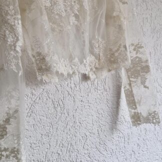 42 - Bianco Evento bruids bolero kant (0225ros2)