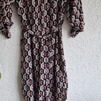 M - Akoz Paris jurk print (0225ros2)