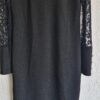 M - New Collection jurkje zwart met kant (0225ros2) - Afbeelding 5