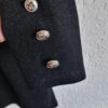 M - New Collection jurkje zwart met kant (0225ros2) - Afbeelding 6