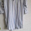 S (oversized) - H&M blousejurk streep linnen (0225ros2) - Afbeelding 2