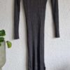 M - Object jurk grijs zilver (0225ros5) - Afbeelding 2