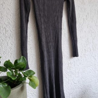 M - Object jurk grijs zilver (0225ros5)